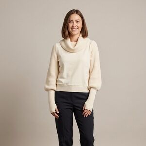 dolan Cream Cowlneck Sweater
